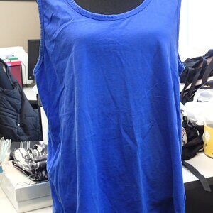 Nucleus Blue Mens Tank Top Size Large